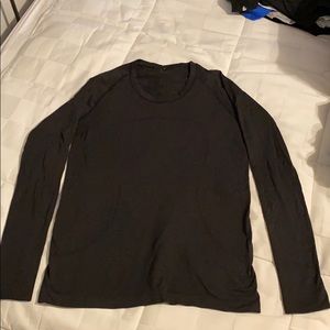 Lululemon black soft long sleeve size 12